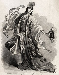 Egy táncos Kamakura udvarában, egy városban, amely Minamoto no Yorimoto sógunt (1147-1199) választotta fővárosának, amikor politikai ereje meghaladta Mikado (Japán császár) hatalmát, új politikai, gazdasági és művészeti életet teremtve. központja a Pac-on alkotó: Unknown artist