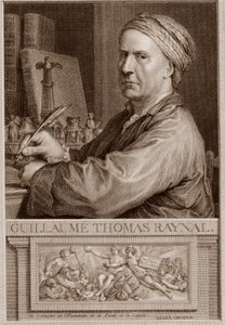 Guillaume Thomas Raynal apát (1713-1796) angol író metszet II. Charles-Nicolas Cochin nyomán - Guillaume Thomas Raynal (Guillaume-Thomas) metszet alkotó: Unknown artist