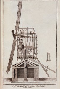 Rusztikus mezőgazdasági gazdaság: szélmalom – Diderot et d