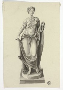 Allegorikus figura a Flora Farnese nyomán alkotó: Unknown artist