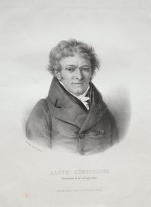 Aloys Senefelder alkotó: Unknown artist