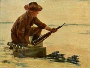 Amerikai gyalogos puskagránátokkal alkotó: Unknown artist