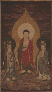 Amitābha Triad alkotó: Unknown artist