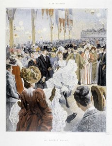 Bál a Moulin Rouge-ban – a „Paris Illustré”-ben” alkotó: Unknown artist