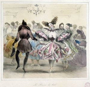 Bál: a bál királynője – XIX alkotó: Unknown artist