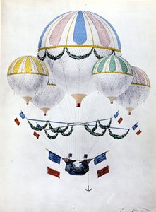 Eugène Godard (1827-1890) léggömbflottilla. alkotó: Unknown artist