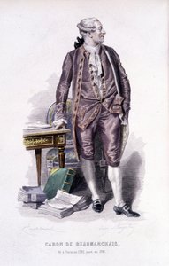 Beaumarchais báró (1732/1799) alkotó: Unknown artist