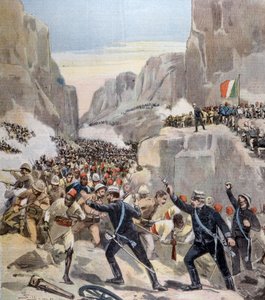Abba Karima (Adoua, Etiópia) csata Etiópia és Olaszország között alkotó: Unknown artist
