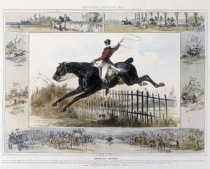 Harangtorony verseny az ókori és modern lovaglás festői történetében, Charles Aubry alkotó: Unknown artist