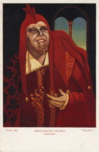 Köszöntjük Francit Verdi „Rigoletto” olasz baritonjaként alkotó: Unknown artist