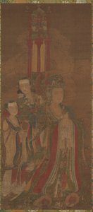 Bódhiszattva és kísérői alkotó: Unknown artist
