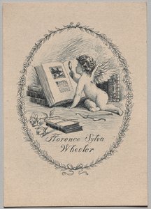 Könyvtábla: Florence Sylva Wheeler alkotó: Unknown artist