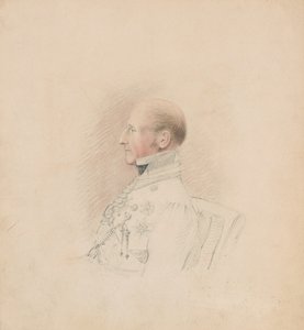 Sir Galbraith Lowry Cole dandártábornok (1772-1842), 1835 körül (ceruza és akvarell) alkotó: Unknown artist
