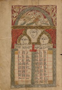Canon táblázat oldal alkotó: Unknown artist