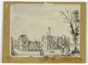 Vár a folyón alkotó: Unknown artist