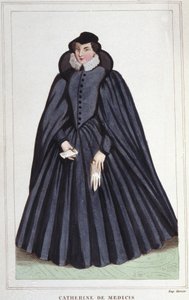 Medici Katalin (Caterina de Medici) (1519-1589). Franciaország királynője. alkotó: Unknown artist
