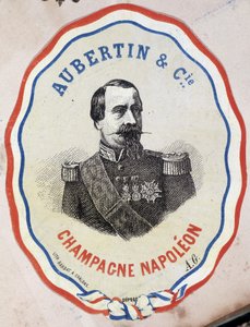 Champagne Napoleon-Aubertin & Cie. (III. Napóleon portréja) alkotó: Unknown artist