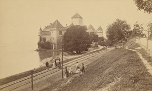 [Chillon kastély a Genfi-tónál] alkotó: Unknown artist