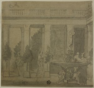 Klasszikus belső jelenet alkotó: Unknown artist