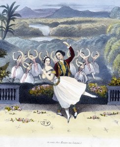 Klasszikus tánc: romantikus - rajz, n.d. alkotó: Unknown artist