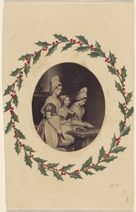 [Három olvasó lányt ábrázoló festmény másolata] alkotó: Unknown artist