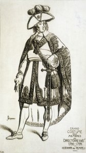 Az Igazgatóság tagjainak jelmeze alkotó: Unknown artist