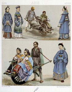 Jelmezek és szállítás Kínában alkotó: Unknown artist