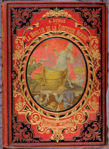 Alexandre Dumas „” La Bouille de la Comtesse Berthe”” című könyvének borítója, Hetzel gyűjtemény. alkotó: Unknown artist