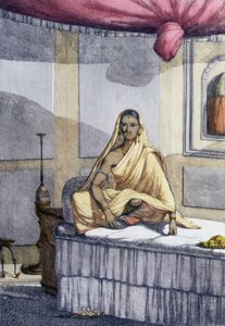 Kultúra, civilizáció és indiai társadalom: „Kitűnő nő” vagy magasabb kaszthoz tartozó nő. Metszet 1808-ból. alkotó: Unknown artist