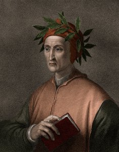 Dante Alighieri 1265-1321 - metszet - XIX alkotó: Unknown artist