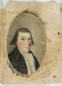 David Leonard Barnes, 1789 körül (akvarell elefántcsonton) alkotó: Unknown artist