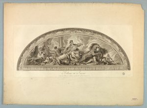 Lebrun és Mignard dekorációi a Versailles-i palotában alkotó: Unknown artist