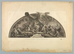 Lebrun és Mignard dekorációi a Versailles-i palotában alkotó: Unknown artist
