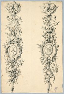 Tervezés két, a Szűzre utaló trófeához alkotó: Unknown artist