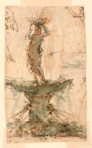 Tervezés egy szökőkúthoz alkotó: Unknown artist