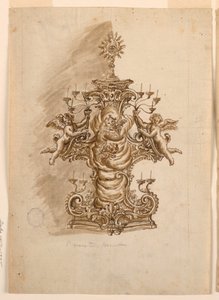 Tervezés Monstrance számára alkotó: Unknown artist