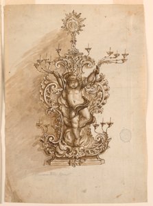 Tervezés Monstrance számára alkotó: Unknown artist
