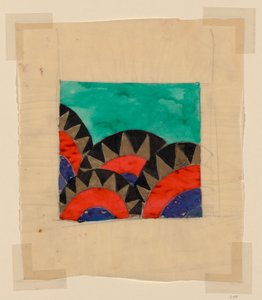Textil vagy tapéta tervezése alkotó: Unknown artist