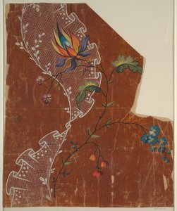 Tervezés hímzett vagy szövött szövethez alkotó: Unknown artist