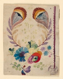 Tervezés hímzési szegély motívumhoz alkotó: Unknown artist