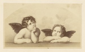 [A kerubok részlete Raffaello "Sixtusi Madonna" című festményéről] alkotó: Unknown artist