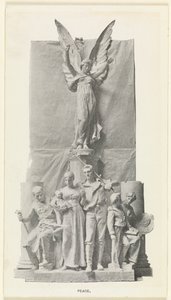 A Béke szobor részlete a Dewey Arch-on, Madison Square, New York alkotó: Unknown artist