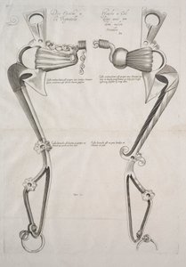 Diagram a ló harapófogójához alkotó: Unknown artist