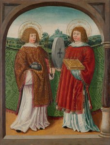 Szent István és Szent Flórián () alkotó: Unknown artist