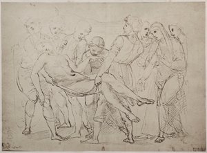 Raphael Sanzio rajza a British Museumban alkotó: Unknown artist