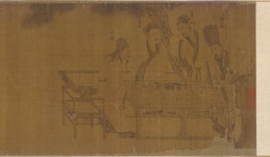 Elegáns összejövetel a nyugati kertben alkotó: Unknown artist