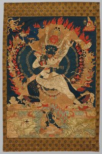 Hímzés: Yama és Consort alkotó: Unknown artist