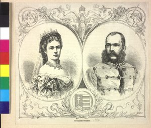 Ausztria császára és I. Ferenc József Erzsébet alkotó: Unknown artist