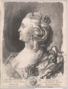 II. Katalin orosz cárnő (nyomtatás) alkotó: Unknown artist
