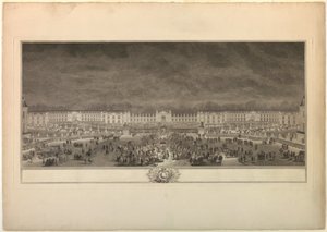 Fesztivál a francia XV. Lajos tiszteletére alkotó: Unknown artist